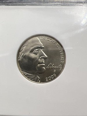 2005 P 5c Ocean View Jefferson Nickel Coin NGC MS66 SMS #051