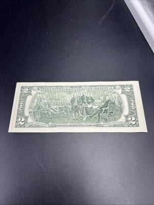 2003 A $2 FRN US State Colorized Two Dollar Bill Oregon Choice UNC
