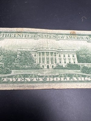 1950 B $20 FRN Federal Reserve Note Green Seal Very Circ #803