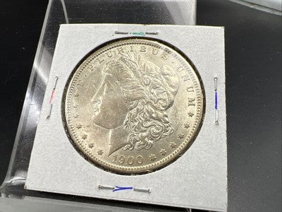 1900 O / CC $1 Morgan Silver Dollar Coin AU About UNC SK#1a