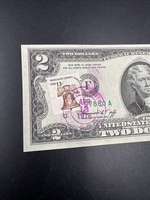 Atlanta Postal 1976 $2 Bicentennial Two Dollar Bill FRN Note CH UNC #860