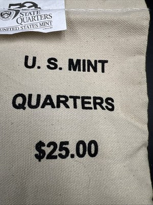U.S. Mint Bag of 100 2004 P 25c Michigan State Statehood Quarters BU UNC