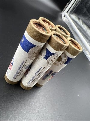 Lot of 5 Off Quality US Mint Rolls 2009 1c Lincoln Cent Penny Tarnish Toned Ends