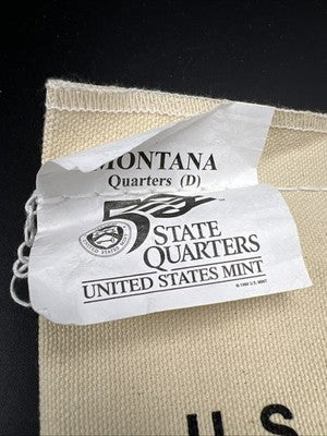U.S. Mint Bag of 100 2007 D Montana State Statehood Quarters BU UNC