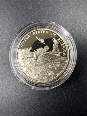 1991 - 1995 P WWII World War II Half Dollar Coin Gem Proof in used Capsule