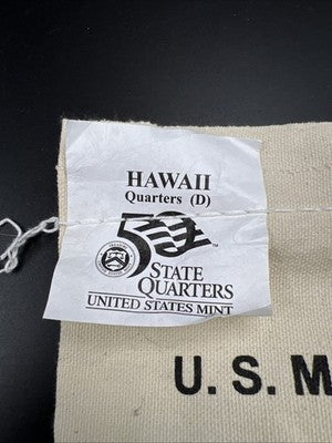 U.S. Mint Bag of 100 2008 D Hawaii State Statehood Quarters BU UNC