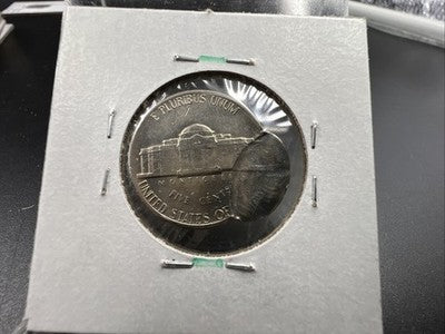 1980 P 5c Jefferson Nickel Coin Double Struck Major Error UNC