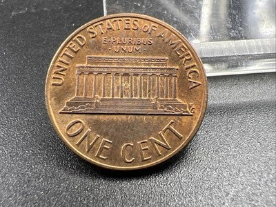 Capped Die Error Lincoln Memorial Cent CH AU