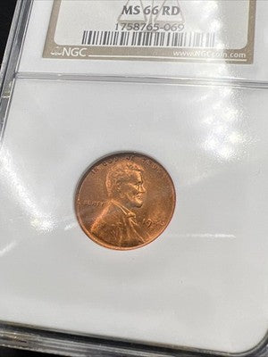 1946 S 1c Lincoln Wheat Cent Coin MS66 RD NGC #069 Gem BU UNC Certified