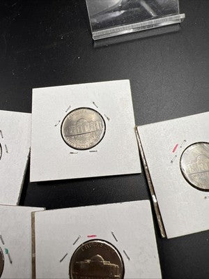 Jefferson Nickel Collector's Lot 1971 D/D RPM 5c UNC 1964 1946 circ stamped ++