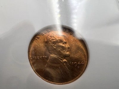 1944 S 1c Lincoln Wheat Cent Penny MS67 RD Some Toning #070