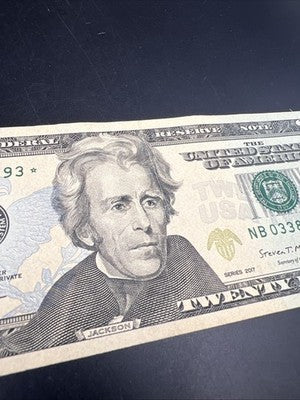 2017 Star * $20 FRN Federal Reserve Note VF Very Fine Circ #793