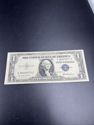 1935 F $1 One Dollar Blue Seal Silver Certificate VF Very Fine XI Block