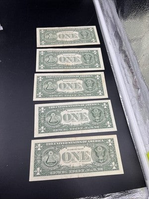 Lot of 5 2017 * Star FRN Federal Reserve Notes VG + Circ Conditions #903