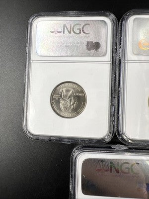 2005 P Complete 5 Coin State Quarter Set NGC MS67 SMS