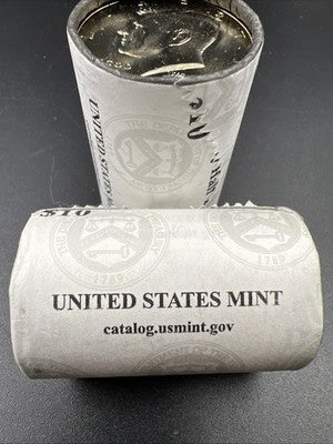 US Mint 20 Coin BU Roll 2017 D Kennedy 50c Half Dollar Coins UNC