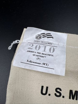 U.S. Mint Bag 100 2010 P Yellowstone ATB Quarter Coins BU UNC