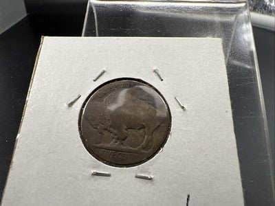 Hobo Buffalo Nickel Coin Modern Carving SKU#L