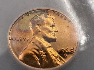 1968 S 1c Lincoln Memorial Cent Penny PR69 DCAM ICG