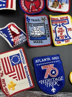 Lot of 18 Boy Scout Patches 1973 National Jamboree 1976 +