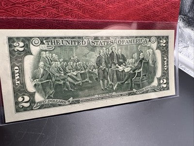 2017 Lucky Money Year of Cat Colorized $2 Two Dollar Bill #35