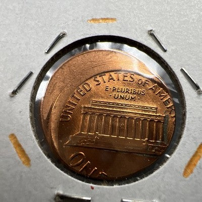 1988 1c Lincoln Memorial Cent Penny 40% Off Center Gem BU UNC SKU#AO