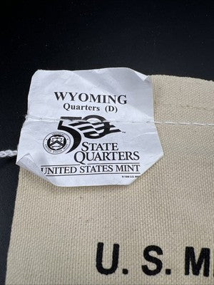 U.S. Mint Bag of 100 2007 D Wyoming State Statehood Quarters BU UNC