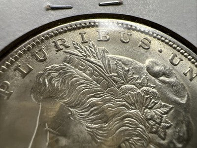 1921 P $1 Morgan Silver Dollar Coin CH BU Rusty Die Vam Variety