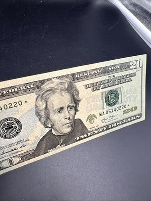2013 $20 * Star Federal Reserve Note XF EF Extra Fine Circ #0220