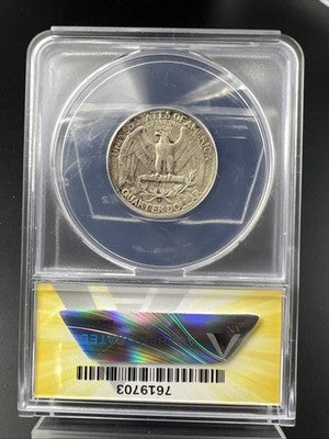 1932 S 25c Washington Silver Quarter Coin ANACS F12 Fine Key Date #703