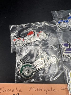 5 Piece Variety Set Harley Davidson Somalia Dollar Coins UNC 2007