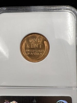 1954 S 1c Lincoln Wheat Cent Penny MS67 Red Gem BU UNC #578-011