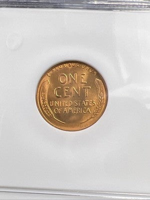 1954 S 1c Lincoln Wheat Cent Penny MS67 Red Gem BU UNC #002