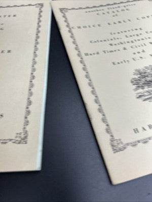 Lot of 6 Vintage Harold Mess Early Copper & Token Catalogs early 1980s