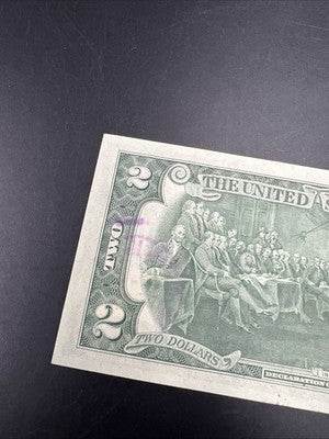 1976 $2 Bicentennial Postal Two Dollar Bill Chicago Ridge IL CH UNC #15597788