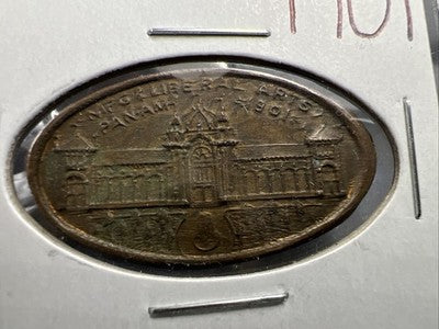 1901 MS-9 Pan Am Expo Elongated Cent Liberal Arts Building UNC