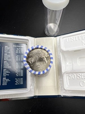 US Mint Certified 2003 P Maine State Statehood Quarter Roll BU UNC