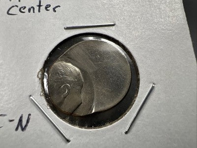 40% Off Center Roosevelt Copper Nickel Dime Coin Major Error BU UNC