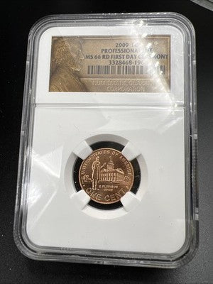 2009 P 1c Lincoln Professional Life Commemorative Cent Coin MS66 NGC #196