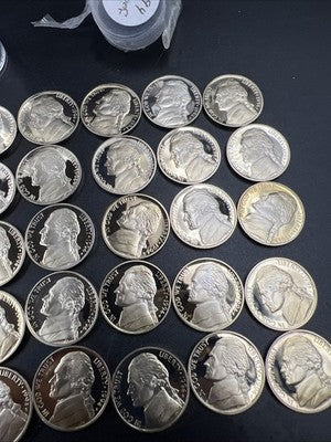1994 S 5c Proof Jefferson Nickel 40 Coin Roll Choice Proof