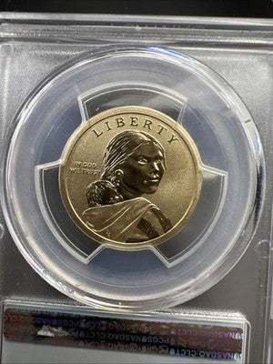 2015 W $1 Native American Mowhawk Iron Workers Dollar SP69 PCGS Enhanced Unc