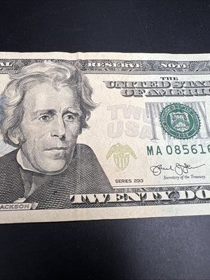 2013 * $20 Star FRN Federal Reserve Note VF Bill #654