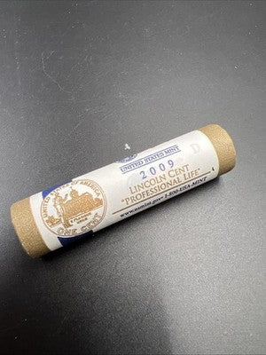 50 Coin US Mint BU Roll 2009 D Professional Life Lincoln Commemorative Cents