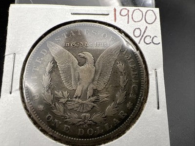 1900 O/CC  Morgan Silver Dollar Coin VG Very Good / Fine Circulated
