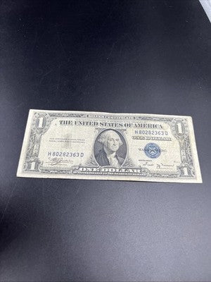 1935 B $1 US Silver Certificate CH VG Circ #63