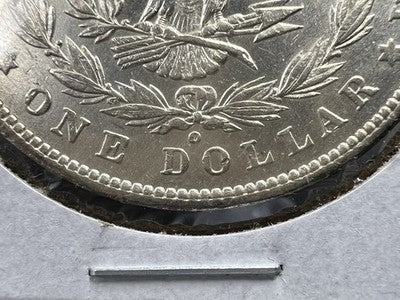 1880 O Micro o $1 Morgan Silver Dollar Coin AU Details SK#A