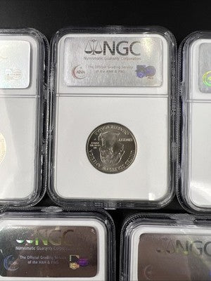 2005 P Complete 5 Coin State Quarter Set NGC MS67 SMS