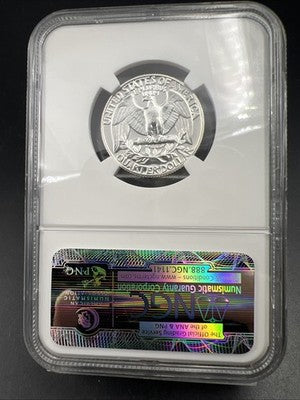 1957 25c Washington Silver Quarter Proof Coin NGC PF67 #058