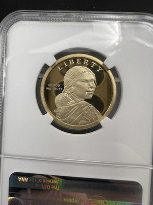 2020 S Sacagawea Anti Discrimination Native Brass Dollar Coin NGC PF70 UCAM #095