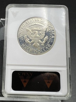 1964 50c Kennedy Silver Half Dollar Coin Double Die Obverse DDO 009 ANACS PF67
